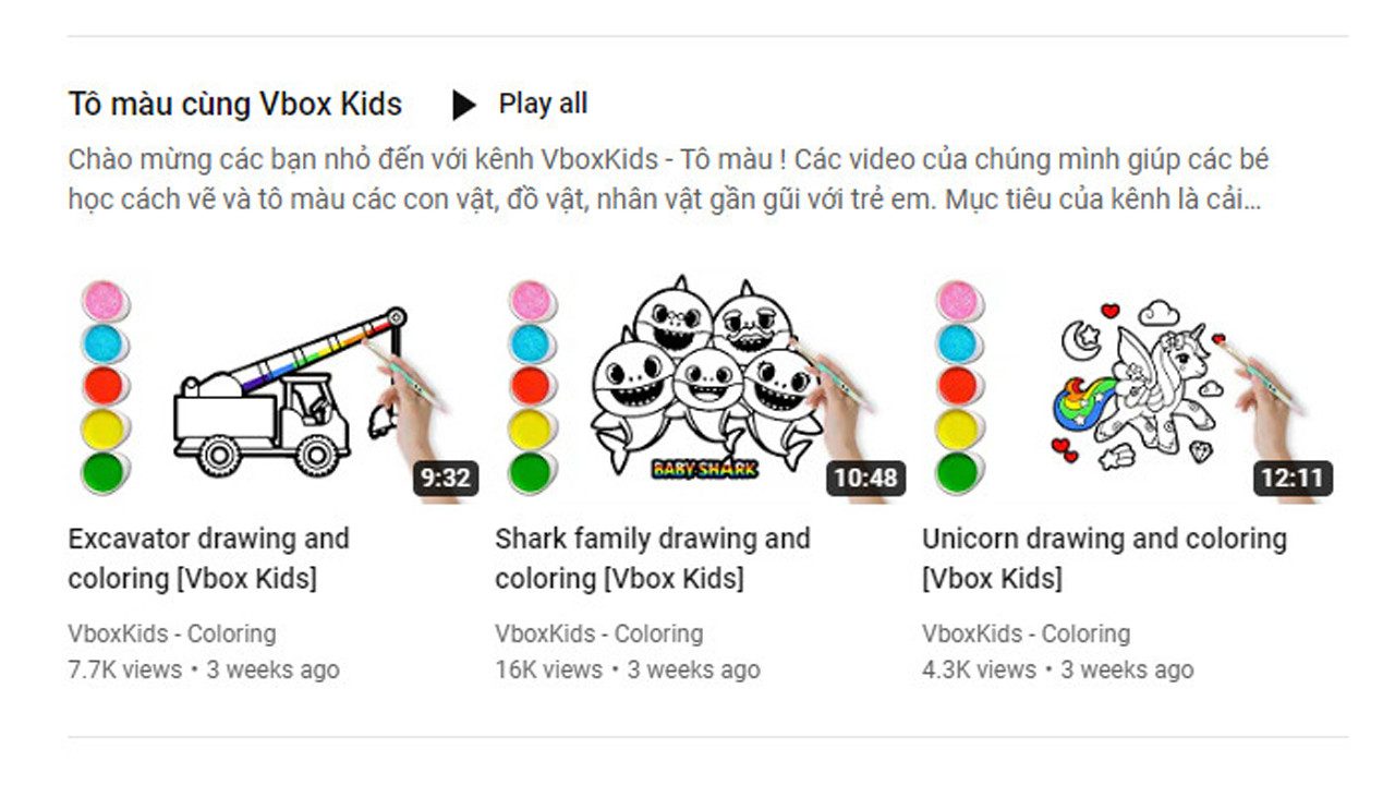 KÊNH VBOX KIDS