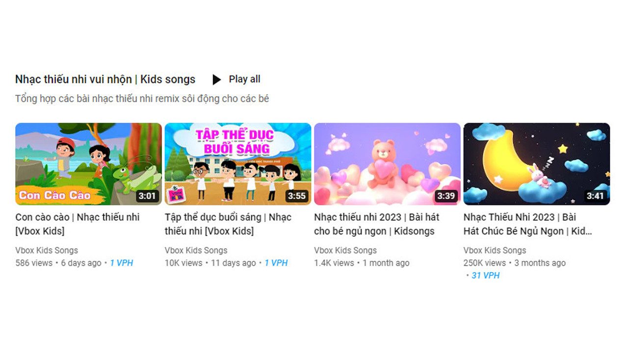 KÊNH VBOX KIDS