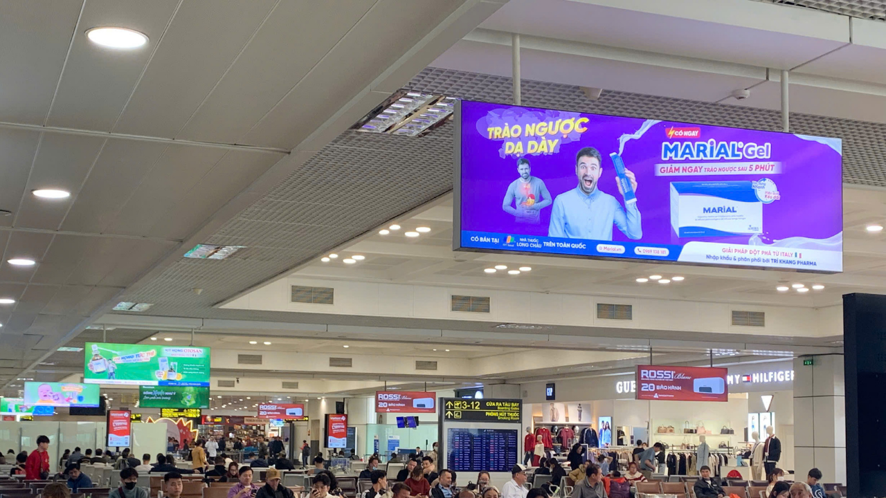 Quảng cáo tại sân bay